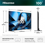 Telewizor Hisense 100U7DSE | 100U7DSE | 6942351434315