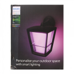 SALE OUT. | Philips Hue WCA Econic Outdoor Wall Lantern | 15 W | 2000-6500 Hue White Colour Ambiance | DAMAGED PACKAGING | 24 month(s) | 8718696170588SO | 2000001423677