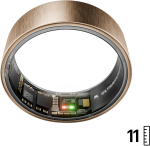 Smartband Ultrahuman Ring Air - Smart Ring dla kobiet i mężczyzn - Wearable do śledzenia snu i fitnessu - Tętno - Smart ring Rose Gold Rozmiar 11 (UHRA-BRG-11-EUL7) | UHRA-BRG-11-EUL7 | 8906184874142