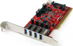 Kontroler StarTech PCI - 4x USB 3.0 (PCIUSB3S4) | PCIUSB3S4 | 0065030849517