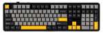 F108 Gray+Orange+Deep Gray Gasket Keyboard with Volcano RGB Switches &ndash; AULA | AUF108-GOG-VO | 6978080501271