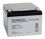 Technocell TCL 28-12 TECHNOCELL Akumulator AGM 12V 28Ah | TCL28-12 | 5902367817817