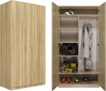 Wardrobe SD-90 Sonoma Oak | SD-90 DSO | 5904507200312