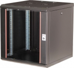 Szafa Equip Equip Serverschrank 19''  12U 600x600mm Glast&uuml;r   schwarz | EPM-12-6060-B-CBAA | 4015867232262
