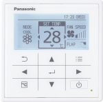 Panasonic przewodowe panel sterujące CZ-RTC5B do sterowania PACi i VRF z wyświetlaczem zużycia energii i z funkcją Data Navi | CZ-RTC5B | 5025232880621