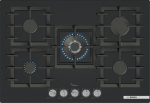 Bosch Serie 6 PPQ7A6I40 hob Black Built-in 75 cm Gas 5 zone(s) | PPQ7A6I40 | 4242005437832