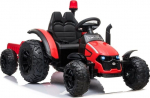 Lean Cars Traktor na akumulator z Przyczepą HZB-200 Czerwony | 7308 | 5908275998365