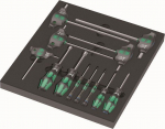 Wera WKŁADKA PIANKOWA Z WKRĘTAKAMI DO ŚRUB I WKRĘT&Oacute;W SET1, 12CZ, | 05150104001 | 4013288225290