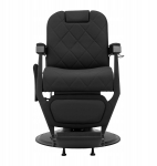 Activeshop Gabbiano Fotel barberski Bruno czarny z czarną ramą | 5906717464898 | 5906717464898