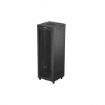 Standing rack cabinet 19 inch 47U 800x800 perforated door LCD black (Flat pack) | FF01-8847-23BL | ABEAN-NU73755