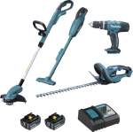Zestaw elektronarzędzi Makita 7-elementowy (DLX4093) | DLX4093 | 088381840118