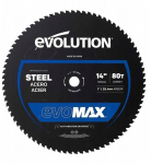 GLOBAL SAW Piła tarczowa do cięcia stali Evolution EVOMAX 355 mm &Oslash;355 x 25,4 mm, 80 zęb&oacute;w CERMET | EVO-M355CMT-80CSMAX | 5056583017183