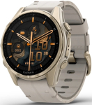 Garmin Fenix 8 3.3 cm (1.3") AMOLED 43 mm Digital 416 x 416 pixels Touchscreen Gold Wi-Fi GPS (satellite) | 010-02903-40 | 753759338046