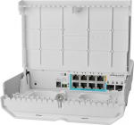 MikroTik CSS610-1GI-7R-2S+OUT | Switch | netPower, 8x RJ45 1000Mb/s PoE, 2x SFP+ | CSS610-1GI-7R-2S+OUT | 4752224000033