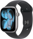 Apple Watch 11 GPS 42mm Sport Band S/M, space grey/black (MEQW4ET/A) | MEQW4ET/A | 195950460513