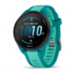 Garmin Forerunner 165 Music 3.05 cm (1.2") AMOLED 43 mm Digital 390 x 390 pixels Touchscreen Turquoise GPS (satellite) | 010-02863-32 | 753759326630