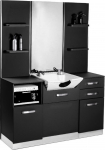 Activeshop Gabbiano konsola fryzjerska z umywalką B085 czarna | 5906717435270 | 5906717435270