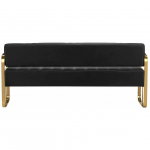 Activeshop Gabbiano Sofa do poczekalni Avila złoto czarna | 5906717460838 | 5906717460838