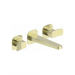 Bateria umywalkowa KFA KFA bateria umywalkowa podtynkowa 3-otworowa Malaga, brushed light gold PVD 4529-821-31 | 5907571453431 | 5907571453431
