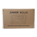 SALE OUT. Anker SOLIX F3000 Portable Power Station | Anker Solix Portable Power Station, 3072 Wh, 3600 W | F3000 | 24 month(s) | DAMAGED PACKAGING AND MANUAL, DIRTY WHEELS, SCRATCHED HANDLE | A1782311SO | 2000001429822