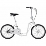 The-sliders Lite White gustowny i komfortowy, składany rower, hulajnoga 2w1 | Sliders Lite White | 0590987662211