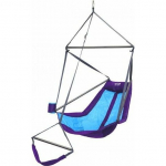 Eno Lounger Hanging Chair, Purple/ Teal | LN208 | 0811201016390