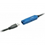 Kabel USB Lindy USB-A - USB-A 15 m Czarny (43229) | 43229 | 4002888432290