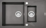 Zlewozmywak Deante ZLEW.ANDANTE ANTRACYT MET. GRANIT 1,5K Z/O 780X490X194+SPACE SAVER | ZQN_T513 | 5908212088760