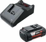 Bosch starter set 36V (GBA 36V 6.0Ah + AL 36V-20), charger (black, 36V POWER FOR ALL, battery + charger) | F016800636 | 4059952627984