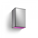 Philips Hue WCA Resonate Outdoor Wall Lantern, Inox | 8 W | 2000-6500 Hue White Colour Ambiance | 915005843001 | 8718696174395