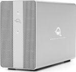 Kieszeń OWC OWC Mercury Elite Pro Dual with 3-Port USB Hub, Drive Enclosure (silver, USB 10Gb/s External Storage Solution) | OWCMEDCH7T00 | 810586035064