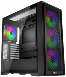 EVOLVEO Rhino, eATX/ATX/4x ARGB 120mm/bočnice | RHINO-BK-4 | 8595683205924