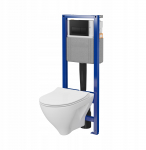 Cersanit C60 SYSTEM 40 MECH MZ316 CO DUR SLIM WO ŁW PRZYCISK CZARNY MAT | SZWZ1009006282 | 5901771122982