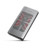 AXAGON USB-C 20Gbps Dual M.2 NVMe SSD CLONE MASTER Enclosure | EEM2-20GD | EEM2-20GD | 8595247909107