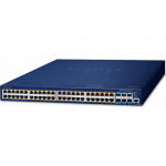 Planet PLANET SGS-6310-48P6XR łącza sieciowe Zarządzany L3 Gigabit Ethernet (10/100/1000) Obsługa PoE 1U Niebieski | SGS-6310-48P6XR | 4711605286688
