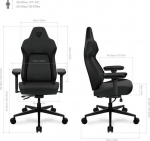 ThunderX3 CORE Smart Ergonomischer Gaming Stuhl - Racer Black | GAGC-386 | 4711099478736