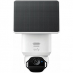 Kamera IP Eufy SoloCam E42 - Kamera monitorująca sieciowa, obracająca się, nachylająca, z platformą obrotową, do użytku na zewnątrz, wodoodporna, kolor (dzień i noc) - 8 MP - 3840 x 2160 - 4K - z napędem - audio - bezprzewodowa - Wi-Fi - z HomeBase S ...