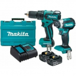 Zestaw elektronarzędzi Makita 6-elementowy (DLX2142S) | DLX2142S | 0088381847674