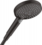 Rankinis du&scaron;as Hansgrohe Raindance Select S 120 3jet PowderRain, 26014670, juodas matinis | 26014670 | 4059625346921