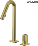 Bateria umywalkowa Valvex 2417620 / VALVEX / ENKO / BATERIA UMYW. 2-OTW. BRUSHED GOLD / | 5902273573319 | 5902273573319