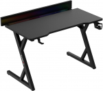 Biurko Huzaro Hero 2.4 RGB Czarne 120 cm x 67 cm | HZ-HERO 2.4 RGB BLACK | 5900415031703