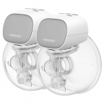 MOMCOZY S9 Pro &ndash; sacaleches port&aacute;til, gris, juego doble, 180 ml | BP274-GR71BA-A | 0799787260843