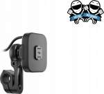 Peak Design telefonihoidik-laadija mootorrattale Mobile Motorcycle Mirror Mount Charging | M-MM-AK-BK-1 | 818373026660