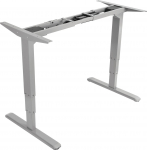 Biurko Equip ERGO elek. Schreibtischrahmen stufenlos grau DualMoto | 650803 | 4015867205297