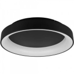 Lampa sufitowa Trio LAMPA sufitowa GIRONA 671290132 okrągła OPRAWA plafon LED 48W 2700K - 6000K metalowy czarny | 671290132 | 4017807489866