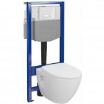Zestaw podtynkowy Cersanit WC SET S701-781 WITH FRAM +GL WH BUTTON | 5901771115335 | 5901771115335
