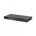 Switch|DAHUA|S3218-16ET-135|Switch type Unmanaged|Switch layer L2|Rack mounting Yes|Stackable Yes|Form factor 1U|16xRJ-45 ports|RJ-45 Ports Type Gigabit Ethernet (10/100/1000)|2xSFP module slots quantity|Power over Ethernet (PoE) Yes|2xPower over Eth ...