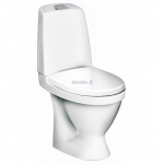 Pastatomas klozetas Gustavsberg Nautic (C+) su soft dangčiu GB1115102R1331 | AB555 | 7391530067544