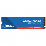 SSD|SANDISK|300xTBW rating|MTBF 1750000 h|Read speed 6600 MB/s|Write speed 5600 MB/s|NVMe Yes|PCI Express 4.0|M.2|500 GB|POWERED BY SANDISK|Blue SN5100|WDS500G5B0E-00CPE0 | WDS500G5B0E-00CPE0 | 718037906287