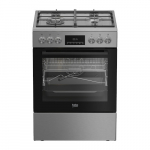 BEKO Cooker | FBMA61330GXDT | Hob type Gas | Oven type Electric | Stainless Steel | Width 60 cm | Grilling | LED | Depth 60 cm | 72 L | FBMA61330GXDT | 8690842694424